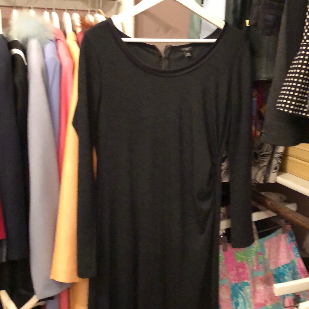 Ann Taylor dark grey dress (petite)